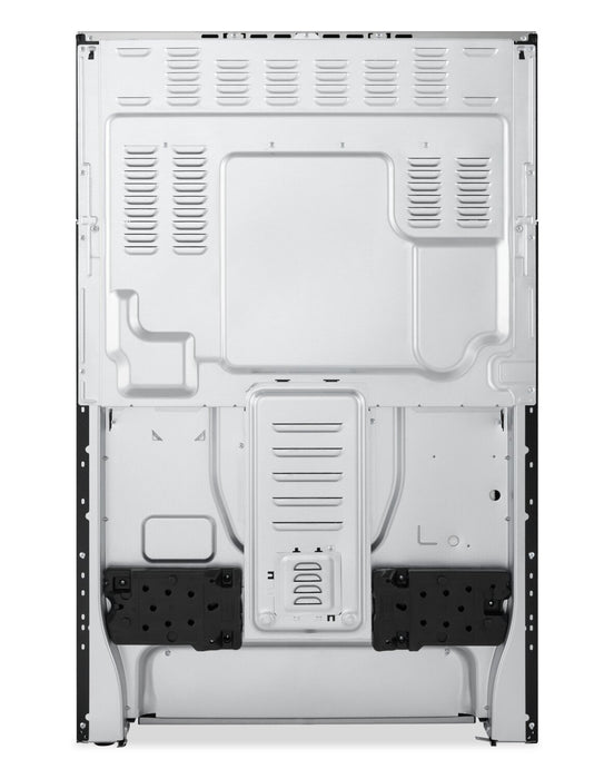 LG 6.3 Cu. Ft. Smart Electric Range with Air Fry - Black Stainless Steel - LREN6325ZE