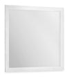 Elite Bedroom Dresser Mirror, Attachable, Wall Hanging - White