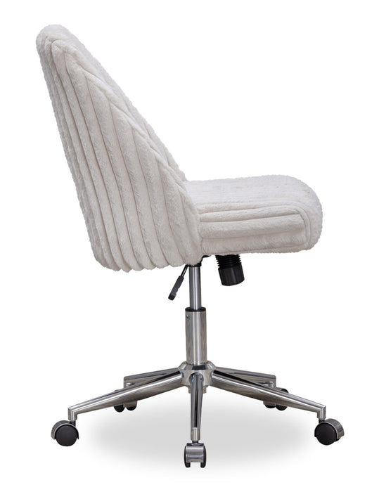 Sealy® Mink 26\" Adjustable Office Chair - Cream