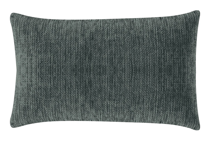 Lounge 4-Piece Chenille Modular Sectional with Ottoman – Grey 