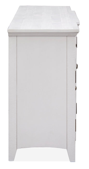 Wesley 80\" Traditional TV Stand with Storage and Cable Management for TVs up to 85\" - Chalk White