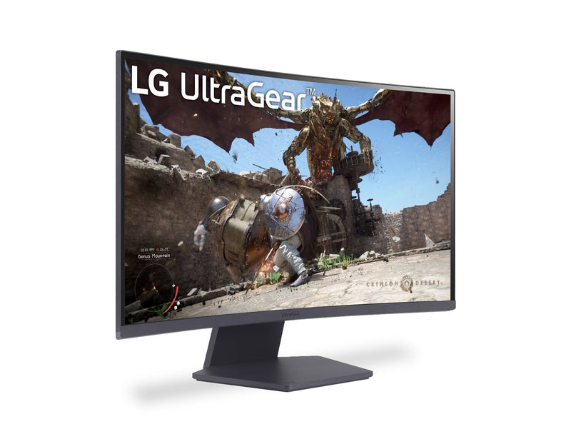 LG 27\" UltraGear™ QHD 180Hz HDR10 AMD FreeSync™ 1ms (GtG) Curved Gaming Monitor (27GS60QX-B.AUSQ)