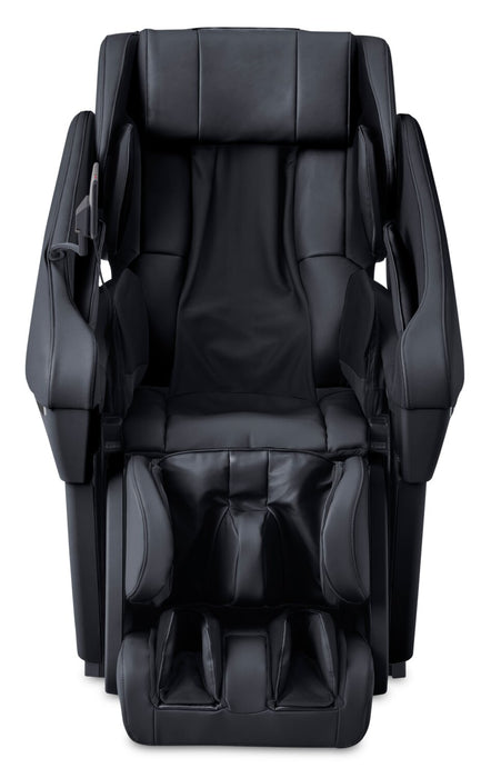Panasonic Real Pro ULTRA Prestige™ 33.5\" High-Quality Synthetic Leather Reclining Massage Chair - Black