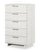 ["Everley 5-Drawer Bedroom Chest, 29##PACKAGEDETAILSquot;W - White"]