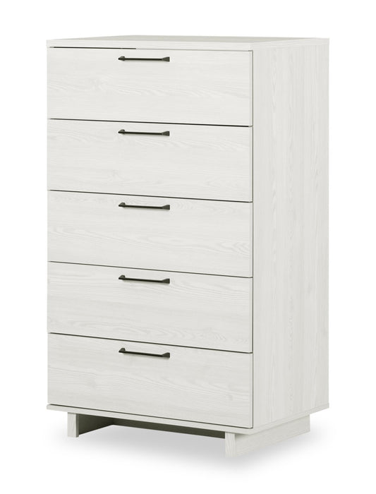 Everley 5-Drawer Bedroom Chest, 29\"W - White