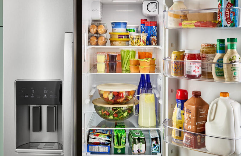 Whirlpool 36\" 21 Cu. Ft. Side-by-Side Refrigerator - Black Stainless - WRSC5536RV