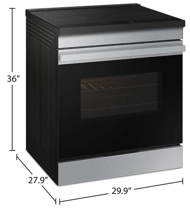Samsung 6.3 Cu. Ft. Induction Slide In Range with Air Fry - Stainless Steel - NSI6DG9300SRAC