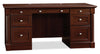 Palladia 65.12\" Executive Desk with 7-Drawers – Select Cherry