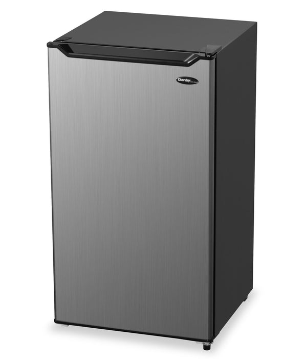 Danby 18.7\" 3.2 Cu. Ft. Mini Fridge - Stainless Steel - DAR032B2SLM 