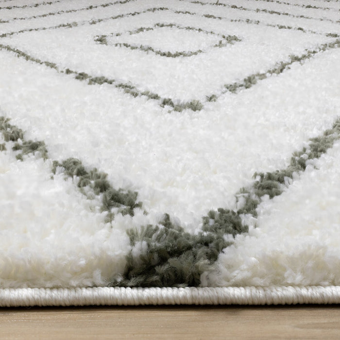 Pascal Multi-Colour Shag Area Rug - 7'10\" x 10'6\"