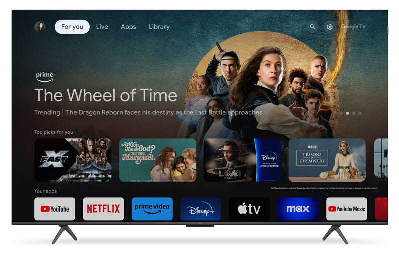 TCL 55\" Q65 QLED 4K UHD Smart Google TV (55Q651G-CA)