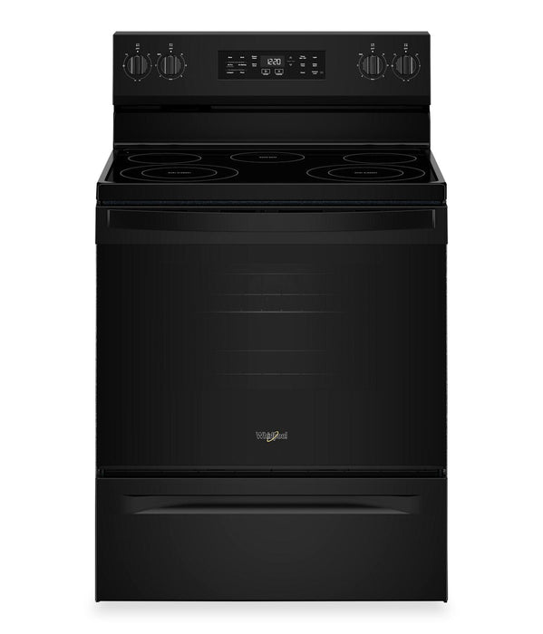 Whirlpool 5.3 Cu. Ft. Electric Range with Air Cooking - Black - YWFES4530SB