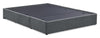 Amos Upholstered Storage Bed Base in Charcoal Fabric with 3 Built-in Drawers  - Full Size