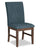 Rain Dining Chair with Cushion Fabric Seat & Back – Blue