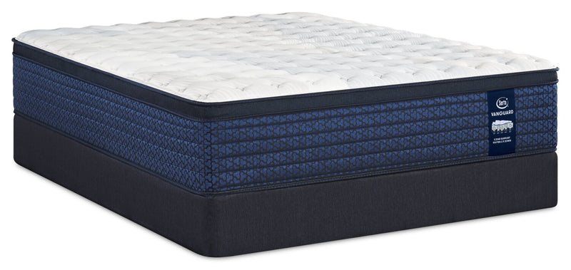 Serta Vanguard Stonehaven Eurotop Firm Twin Mattress Set