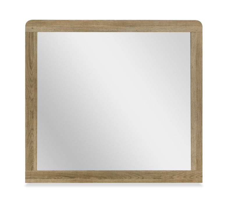 Sable Bedroom Dresser Mirror - Light Brown