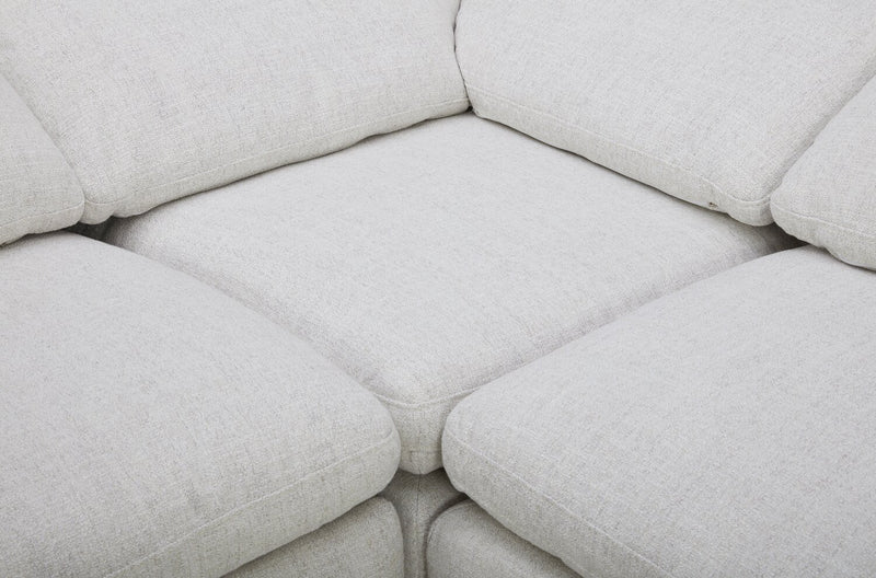 Sky Modular 8-Piece Fabric Power Reclining Sectional with Removable Feather Down Cushions - Nathan Wheat