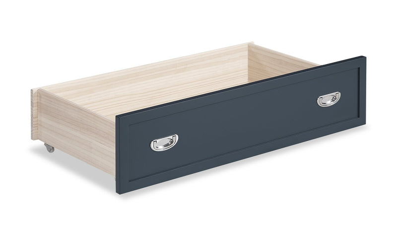 Quinn Trundle Drawers for Bed or Bunk, Set of 2 - Blue