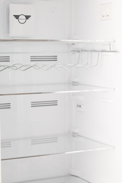 Unique Classic Retro 24\" 11 Cu Ft. Top Freezer Refrigerator – Creamsicle Orange - UNQ-310L O TM