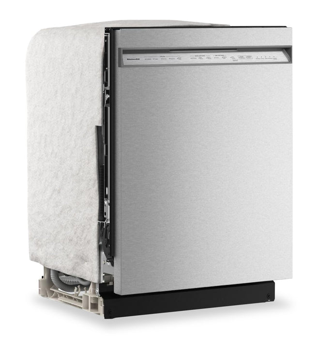 KitchenAid 24\" 41 dBA Dishwasher with Third Level Jet Rack – PrintShield Stainless - KDFS324SPS 