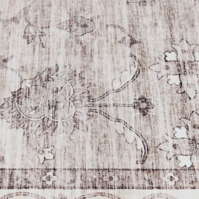 Aylin Ivory Washable Area Rug - 5’ x 7’