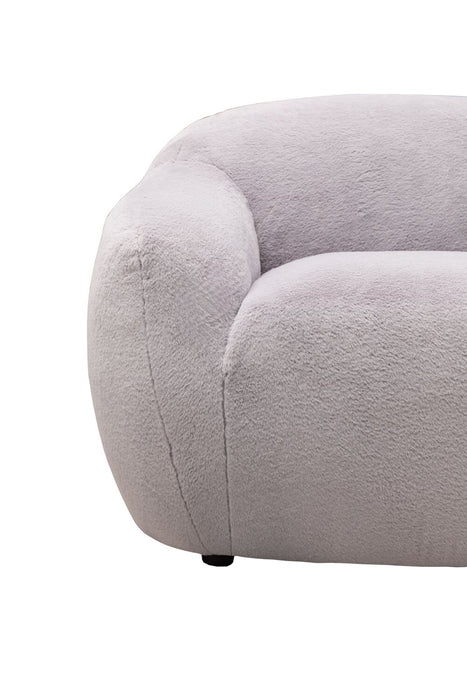 Hugz 45\" Fabric Accent Chair - Grey