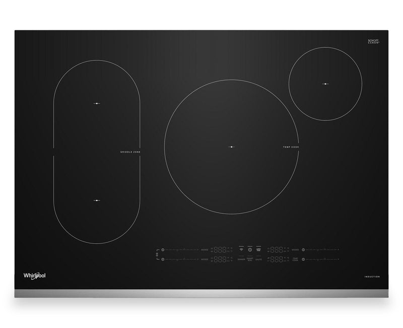Whirlpool 30\" 4-Element Induction Cooktop - Stainless Steel - WCIT7030SS