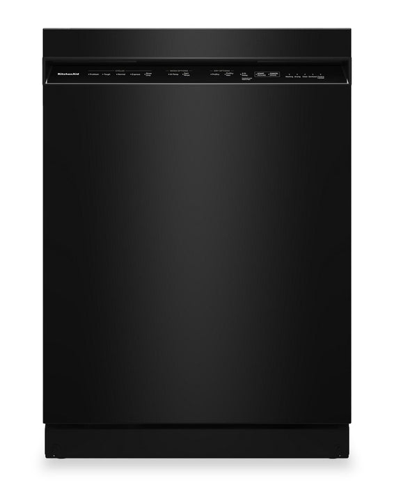 KitchenAid 24\" 47 dBA Dishwasher with Third Level Utensil Rack – Black - KDFS224SBL