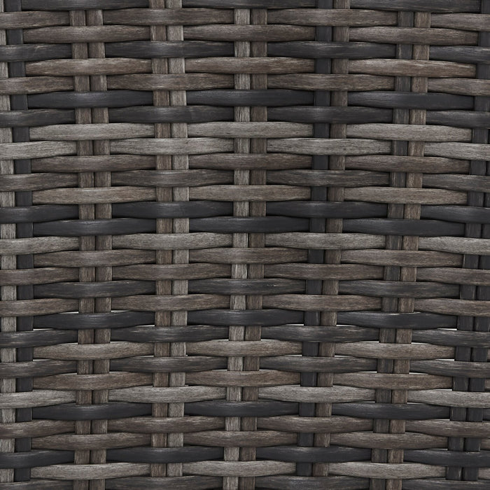 Canmore 4-Piece Outdoor Patio Set with Sofa, 2 Chairs & Coffee Table - Weather Resistant - Grey