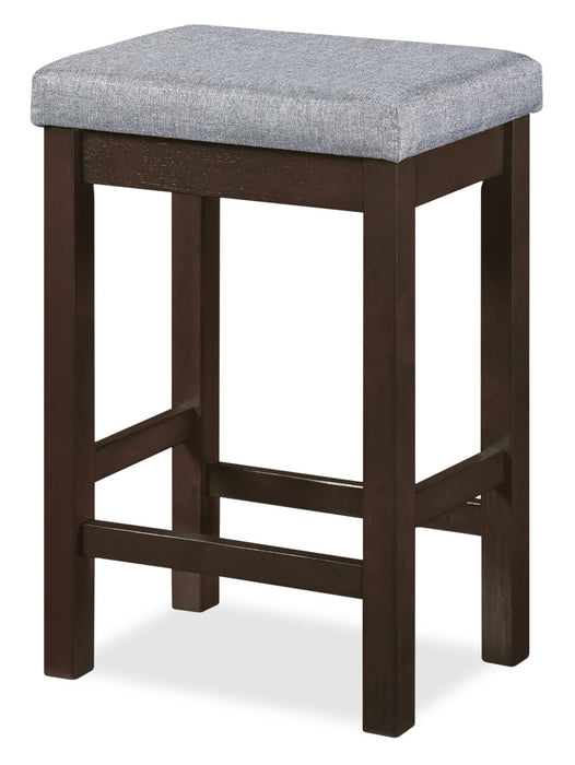 Noah 60” Modern Dinette with 3 Counter-Height Stools and USB Ports - Espresso