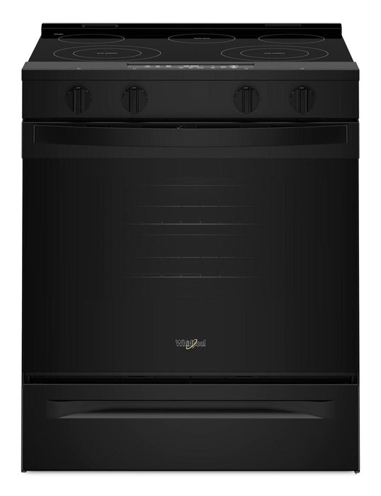 Whirlpool 30\" 5.3 Cu. Ft. Electric Smart Range with No Preheat Mode – Black - YWSES3330TB