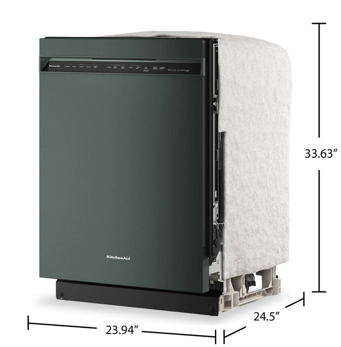 KitchenAid 24\" 44 dBA Dishwasher with 360° Max Jets™ Third Rack – Juniper - KDFS424SJP 