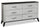 Blake Bedroom 6-Drawer Dresser, 60"W x 32"H - Grey & Black