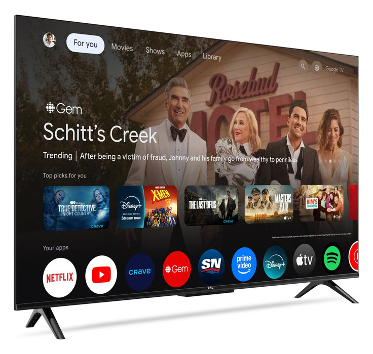 TCL 43\" S45K 4K UHD Google Smart TV