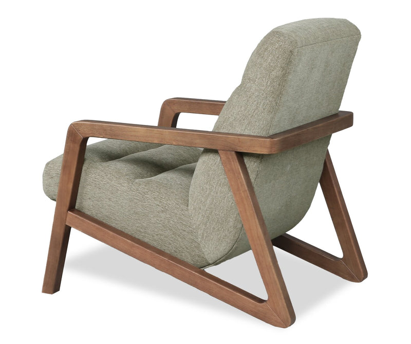 Cove 28\" Chenille Fabric Accent Chair – Olive