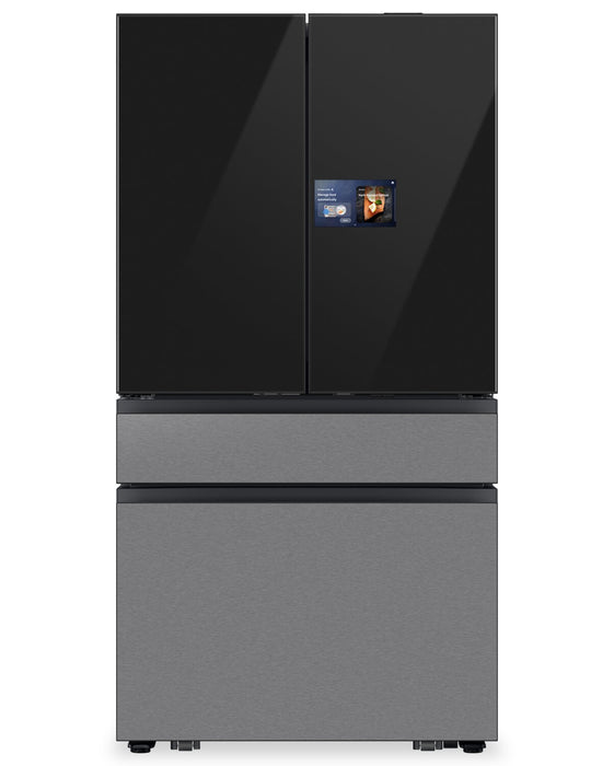 Samsung 36\" 23 Cu. Ft. Bespoke Counter-Depth French-Door Refrigerator with AI Home Screen - RF90F29BECRAA