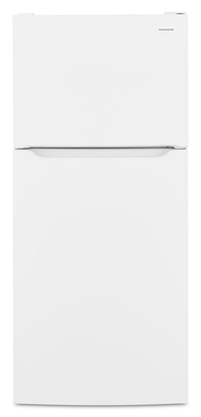 Frigidaire 30" 18 Cu. Ft. Garage-Ready Top-Freezer Refrigerator - White - FFHT1814YW | Réfrigérateur Frigidaire de 18 pi3 et de 30 po à congélateur supérieur qui convient à une installation dans un garage - blanc - FFHT1814YW