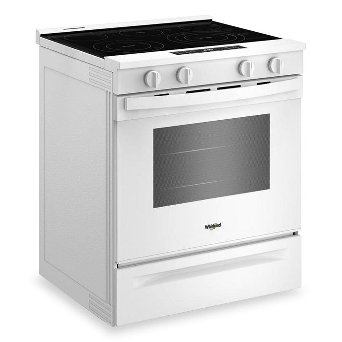 Whirlpool 30\" 5.3 Cu. Ft. Electric Range with Air Cooking – White - YWSES5030SW