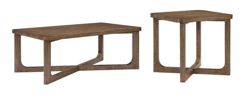 Maxwell 48\" Coffee Table - Light Brown Hickory