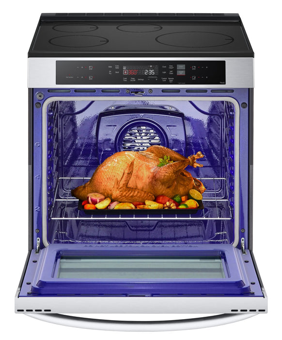 LG 30\" 6.3 Cu. Ft. Smart Induction Range with Convection and Air Fry - Stainless Steel - LSIL6332FE