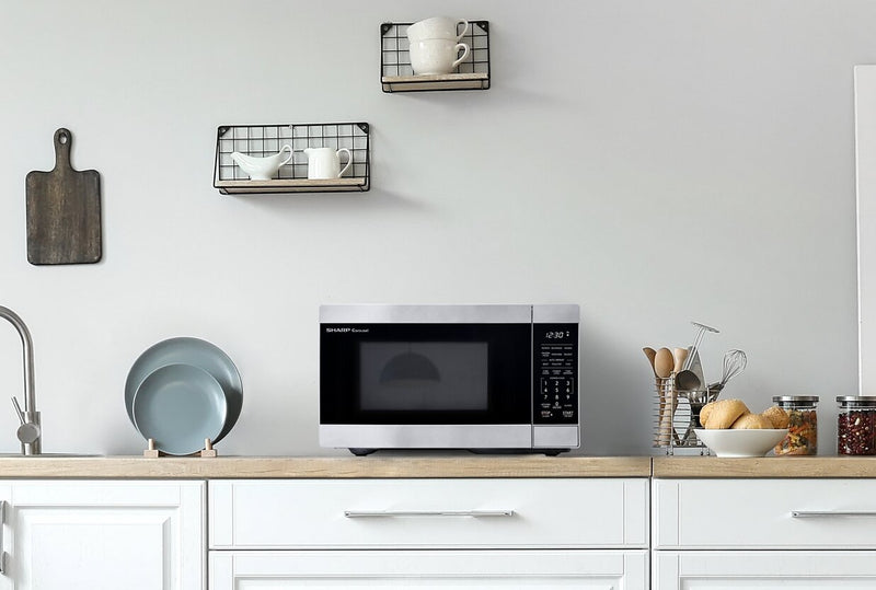 Sharp 0.9 Cu. Ft. Carousel® Countertop Microwave - Stainless Steel - SMC0962KSC