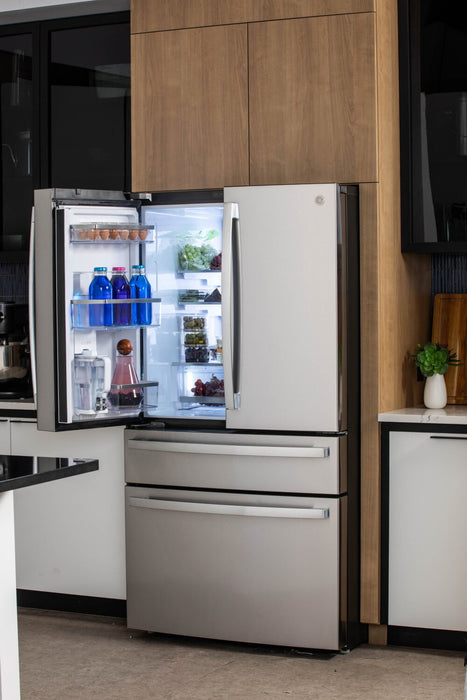 GE 36” 28.7 Cu. Ft. French-Door Refrigerator - Fingerprint Resistant Stainless Steel - PGE29BYTFS