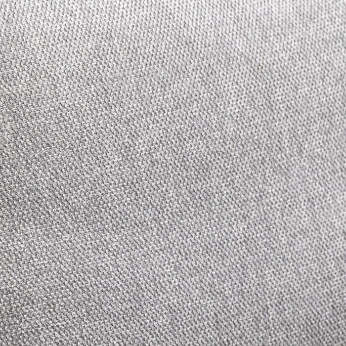 Kort & Co. Kassia 80\" Linen-Look Fabric Condo Size Sofa with Wood Base and Legs - Grey