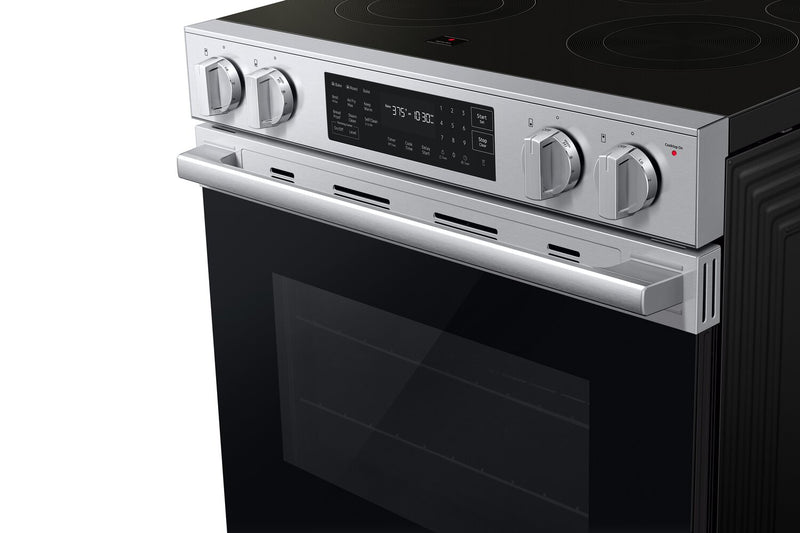 Samsung Bespoke 6.3 Cu. Ft. Slide-In Electric Range with No-Preheat Air Fry Max - NSE70H63SR