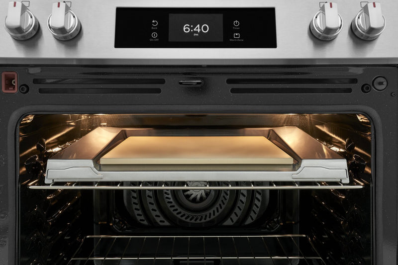 Frigidaire Gallery 6.2 Cu. Ft. Electric Range with Stone-Baked Pizza - Smudge-Proof® Stainless Steel - GCFE307CBF 