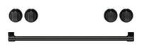 Thor Kitchen Handle and Knob Set for 30” Range in Black - CKA-RE30-BLK