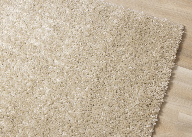 Pascal Beige Shag Area Rug - 7'10\" x 10'6\"