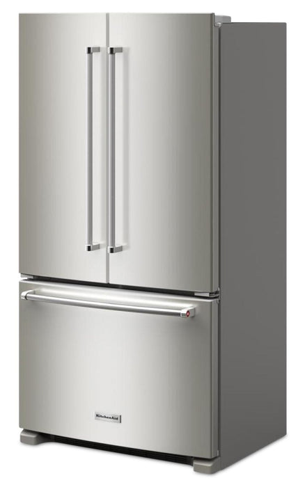 KitchenAid 36\" 20 Cu. Ft. Counter-Depth French-Door Refrigerator - Stainless Steel - KRFC136RPS