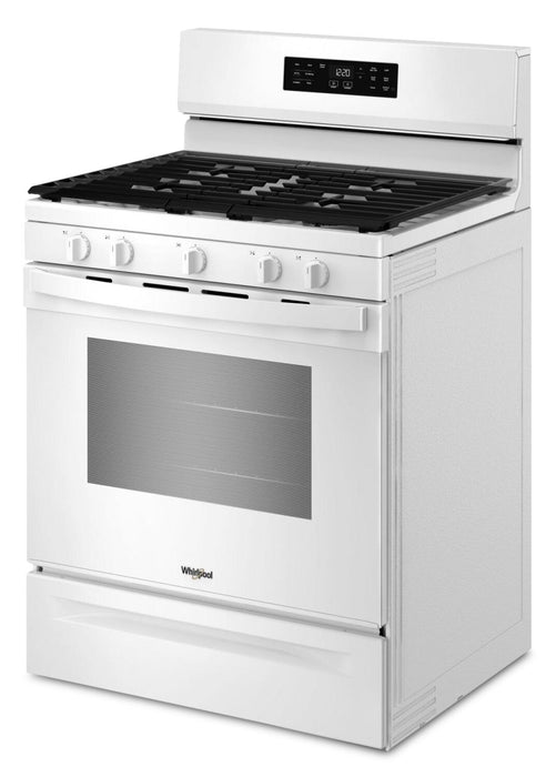 Whirlpool 30\" 5.0 Cu. Ft. Gas Range with Air Cooking – White - WFGS4530SW 