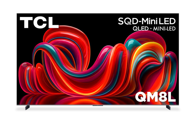 TCL 98\" QM8L SQD Mini-LED 4K Smart Google TV (98QM8L) - 2026 Model